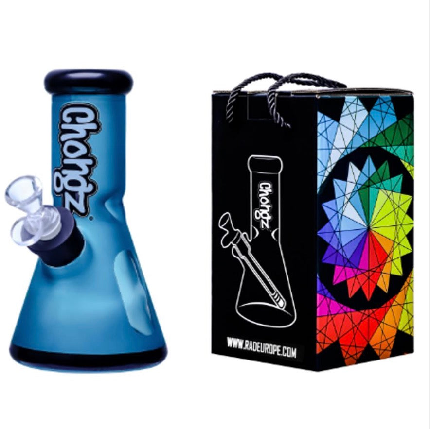 Chongz 20cm Teal "NEO GEO" Waterpipe