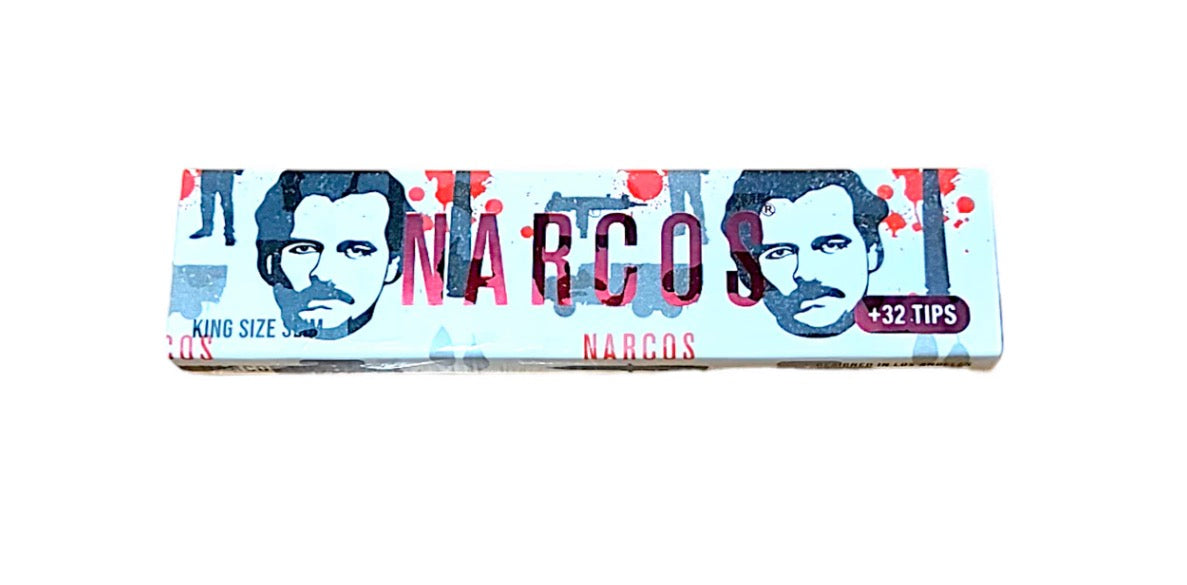 NARCOS LIMITED EDITION KING SIZE SLIM ROLLING PAPERS + TIPS