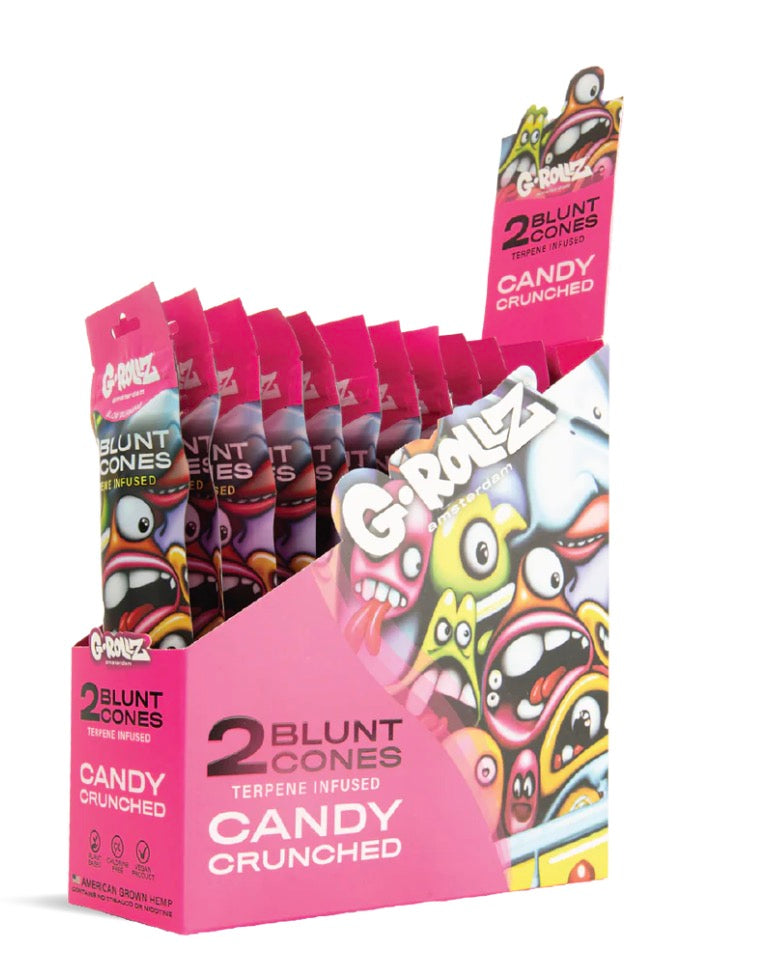 G-Rollz Blunt Cones Pouches: Candy Crunched - 2 Cones