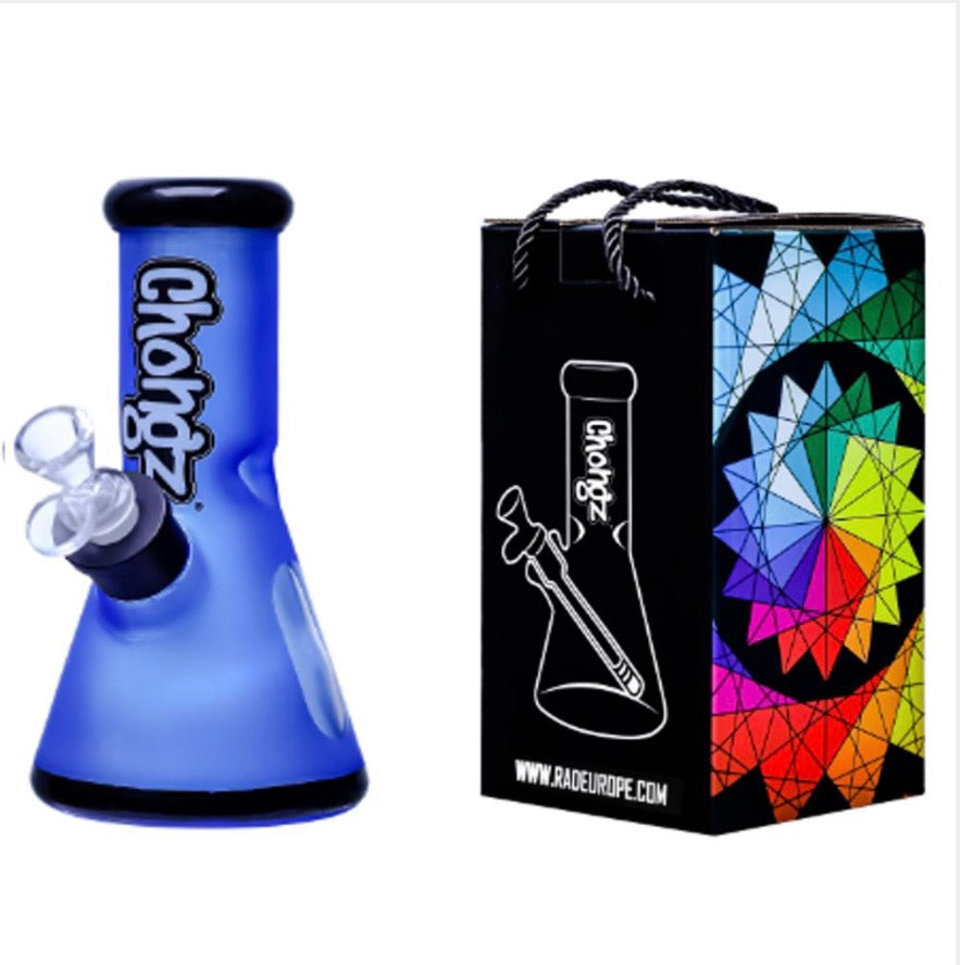 Chongz 20cm Blue "NEO GEO" Waterpipe