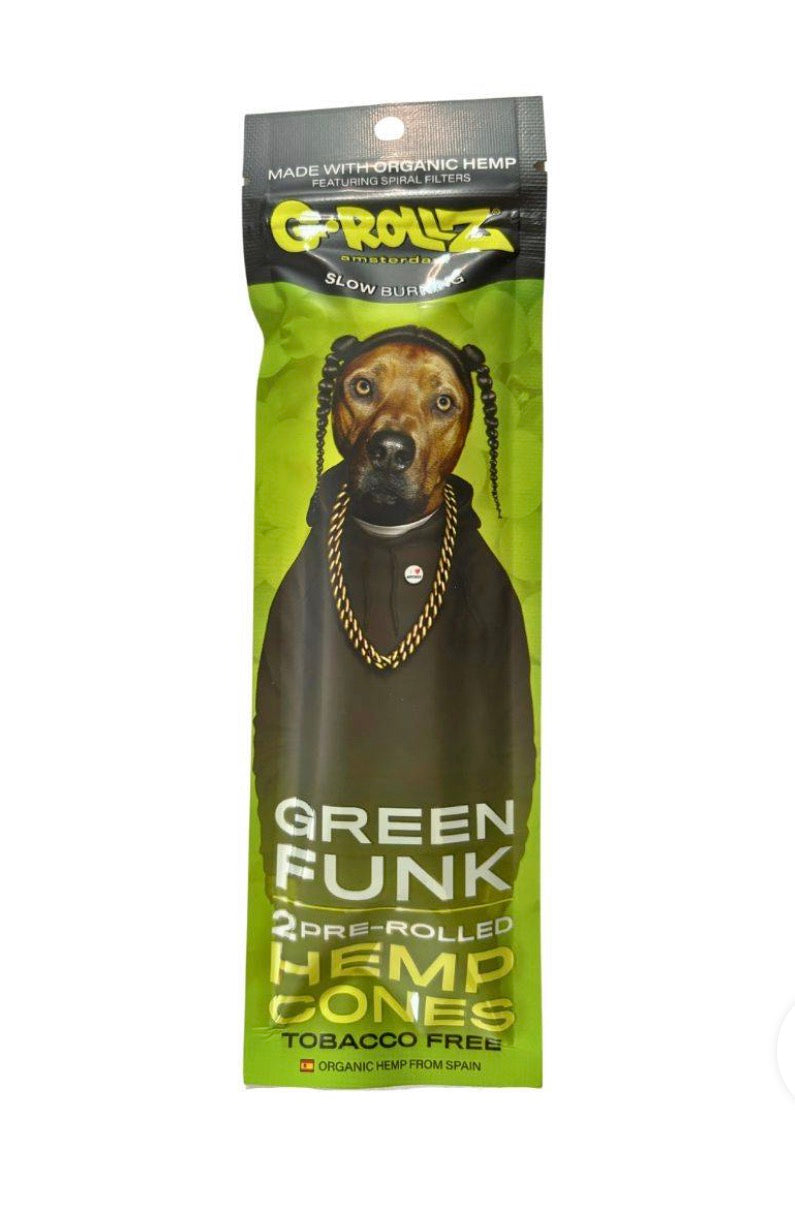 G-Rollz Green Funk | Flavoured Cones
