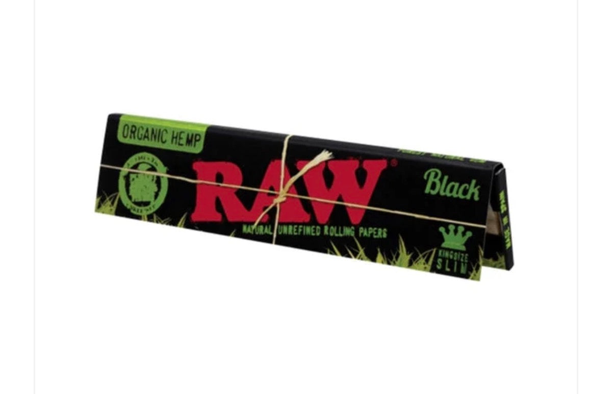 RAW Organic Hemp Black Rolling Papers