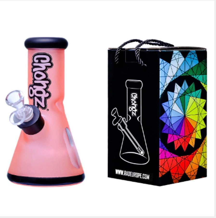 Chongz 20cm Neon Pink "NEO GEO" Waterpipe