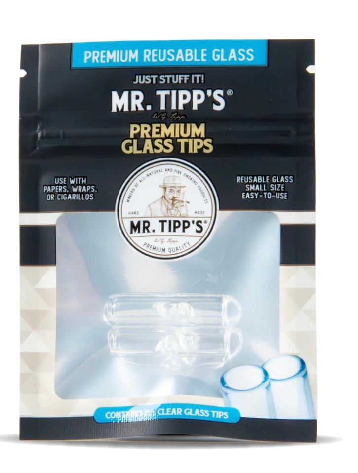 Mr Tipp's Glass Filters Tips: Glass 8mm - 2 Tips