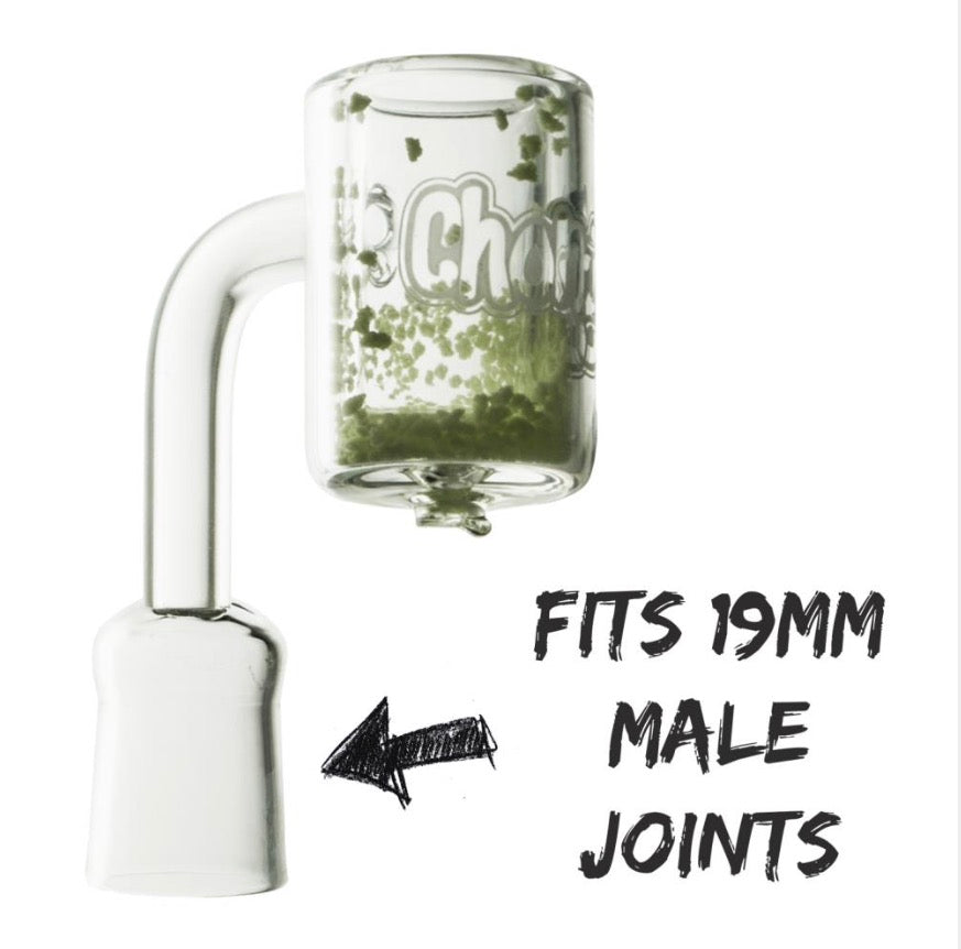 Chongz "Glowria" Glow Quartz Banger18.8mm fem