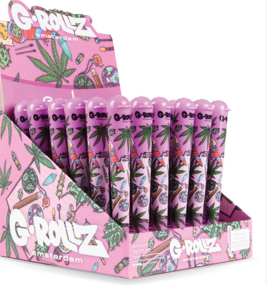 G-Rollz Pink Cone Holders