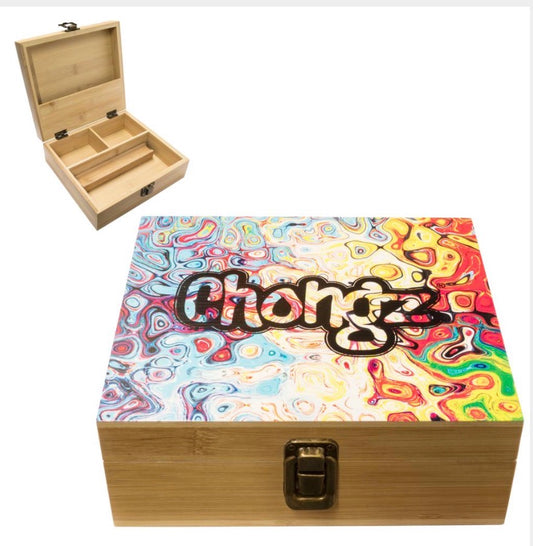 Chongz Large Bamboo "Bubbles" Box