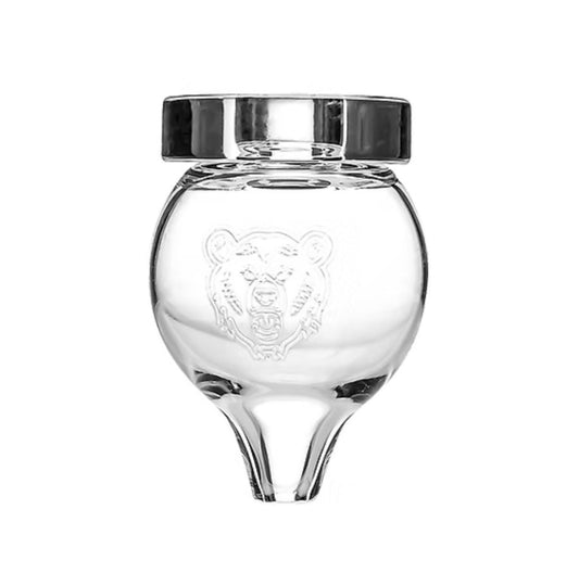 Bear Quartz Bubble Cap | Fits 22mm & 25mm