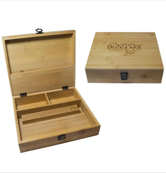 Chongz jumbo bamboo box 25x21.5x7cm
