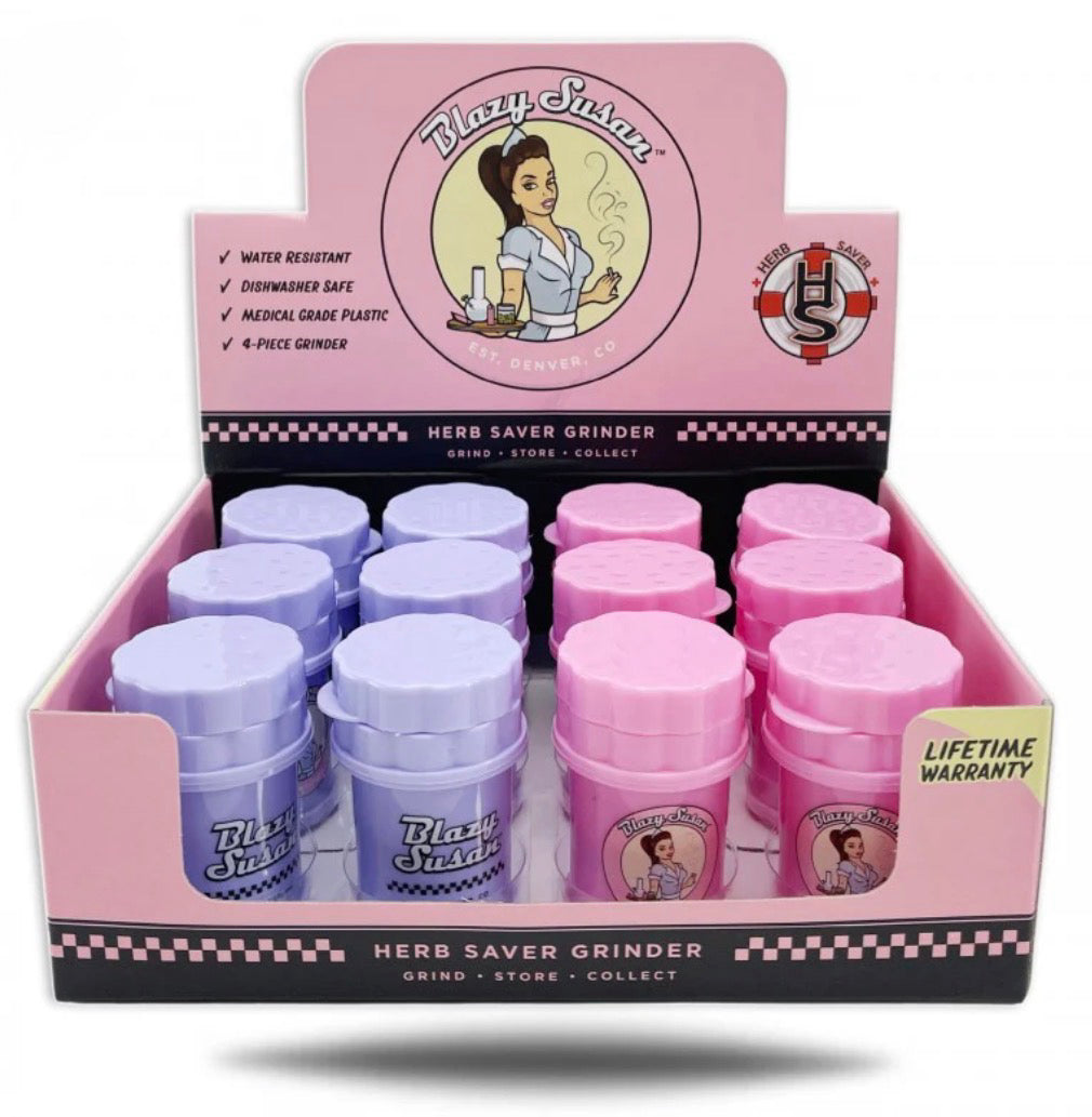Blazy Susan 4-Piece Mini Herb Saver Grinders