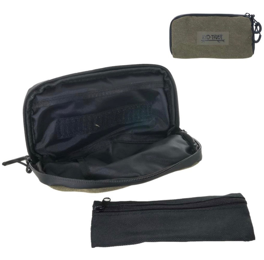 Canvas RYO Travel Pouch 180x90x40mm