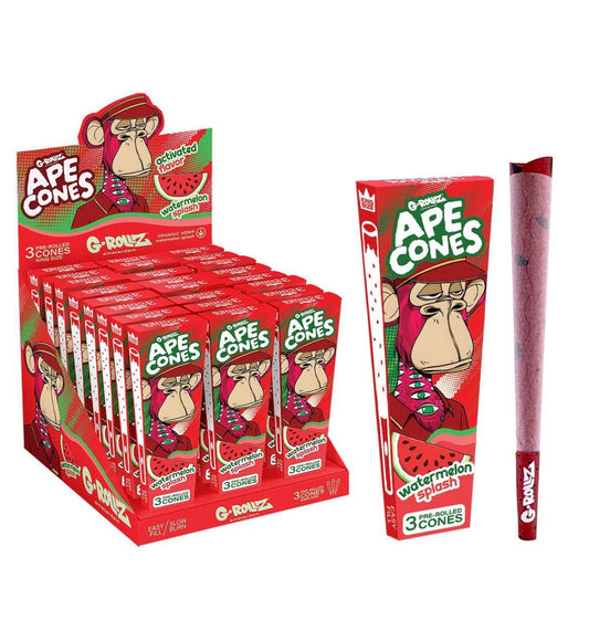 G-Rollz | Ape Cones "Watermelon Splash" - 3 Pop Cones