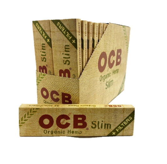 OCB Organic King Size Slim Rolling Paper with Filters
