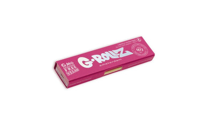 G-Rollz | Lightly Dyed Pink - 50 KS Slim Papers + Tips