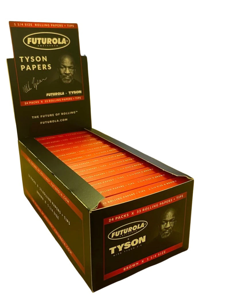 Tyson 2.0 x Futurola - 1 1/4 Rolling Papers & Tips