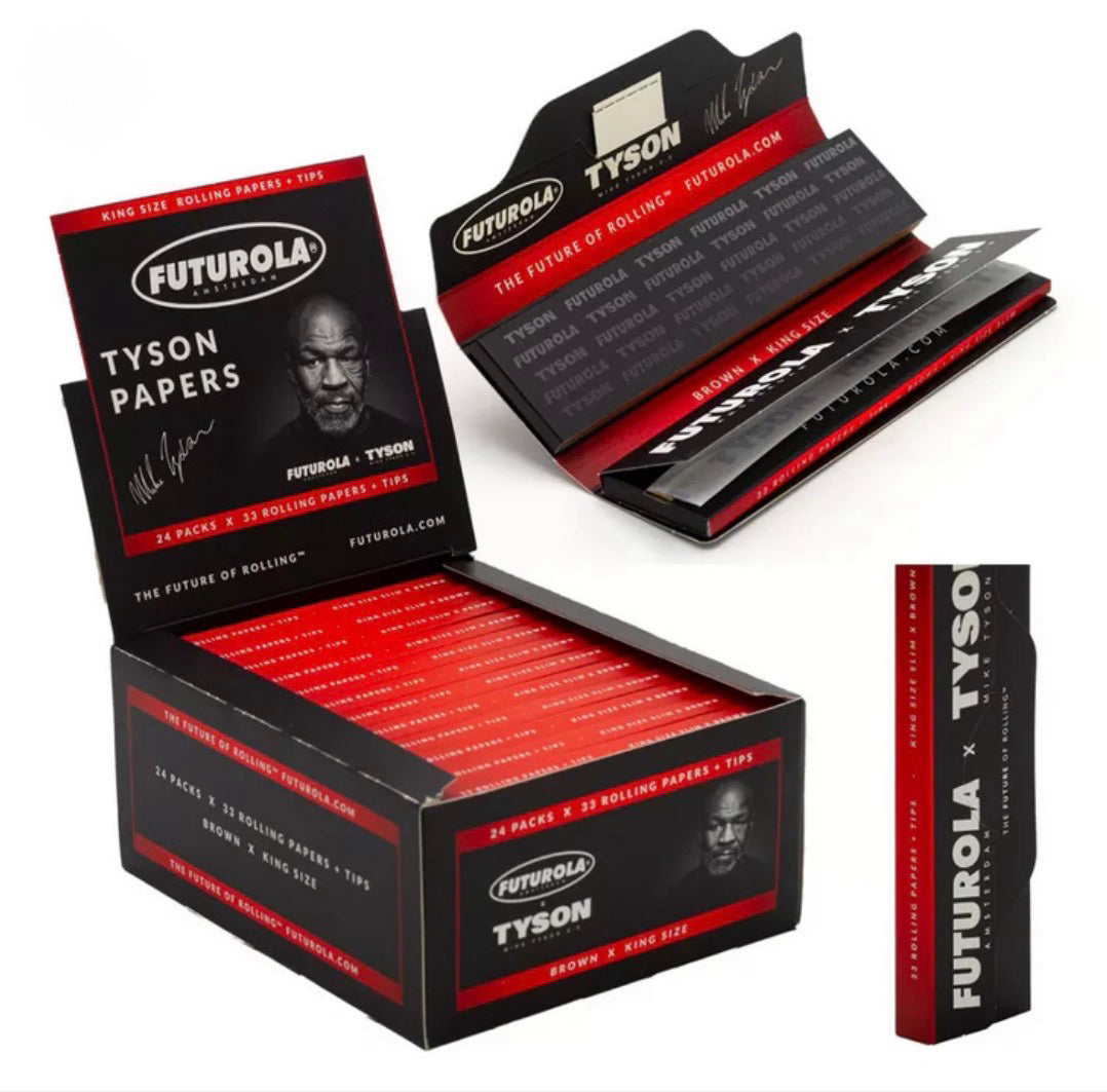 Tyson 2.0 x Futurola - King Size Rolling Papers + Tips