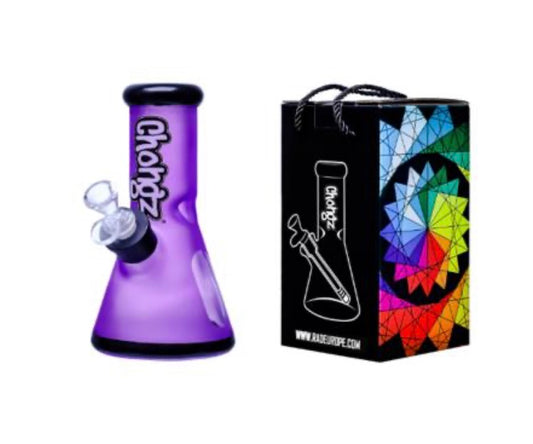 Chongz 20cm Purple "NEO GEO" Waterpipe