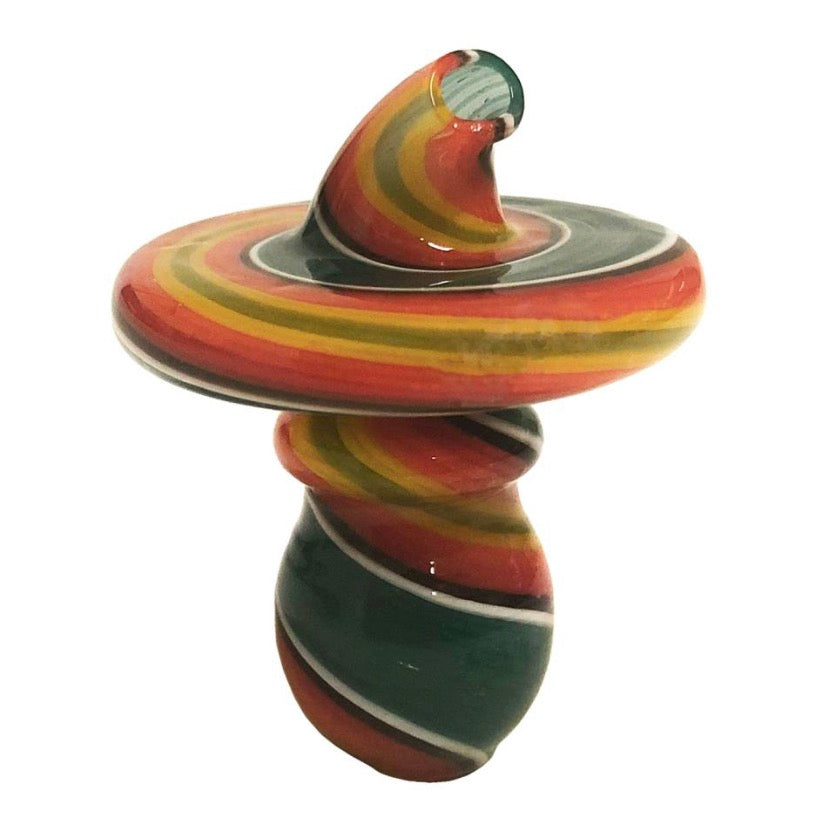 Chongz "Walk on Water" Turquoise Glass Carb Cap