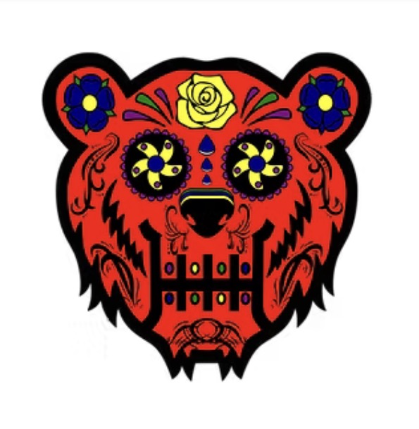 Bear Quartz Bear Candy Red Mood Mat