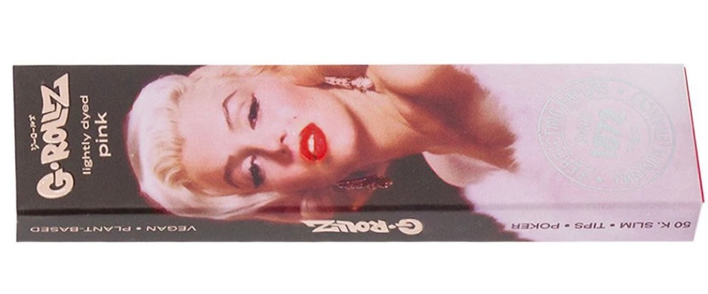 G-Rollz Fabulous Face Pink Rolling Papers, Tips & Poker