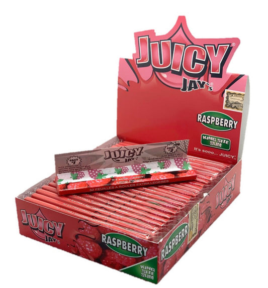 JUICY JAY RASPBERRY KINGSIZE ROLLING PAPER