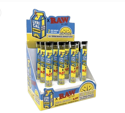 RAW x Lyrical  Enhanced Bud Wrap Cones - Lemonade