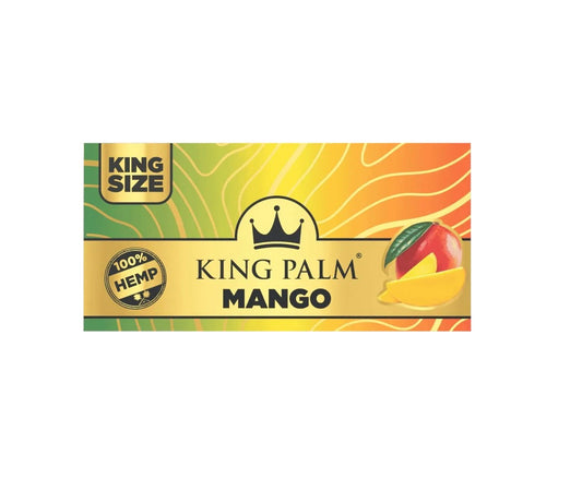 KING PALM| FLAVOURED HEMP ROLLING PAPERS MANGO– KING SIZE