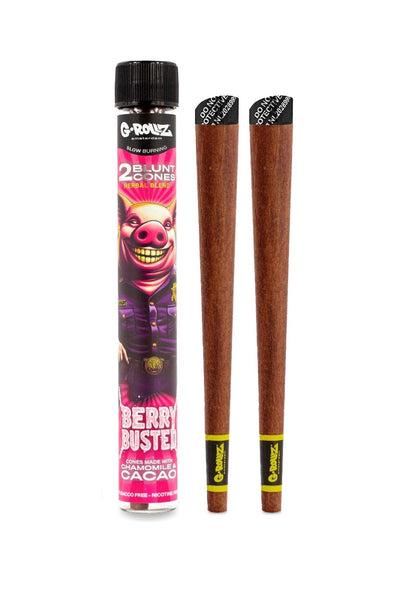 G-Rollz  Infused Yerba Mate & Chamomile Blunt Cones - Berry Busted