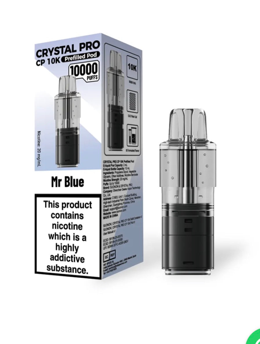 CRYSTAL PRO CP 10K PREFILLED REFILL PODS