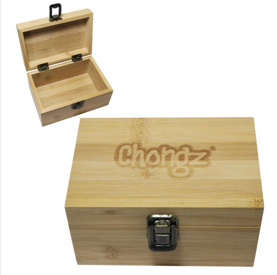 Chongz small bamboo box 12.9x9x6.4cm