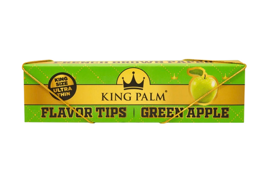 KING PALM | GREEN APPLE FLAVOUR TIPS | FRENCH BROWN PAPER