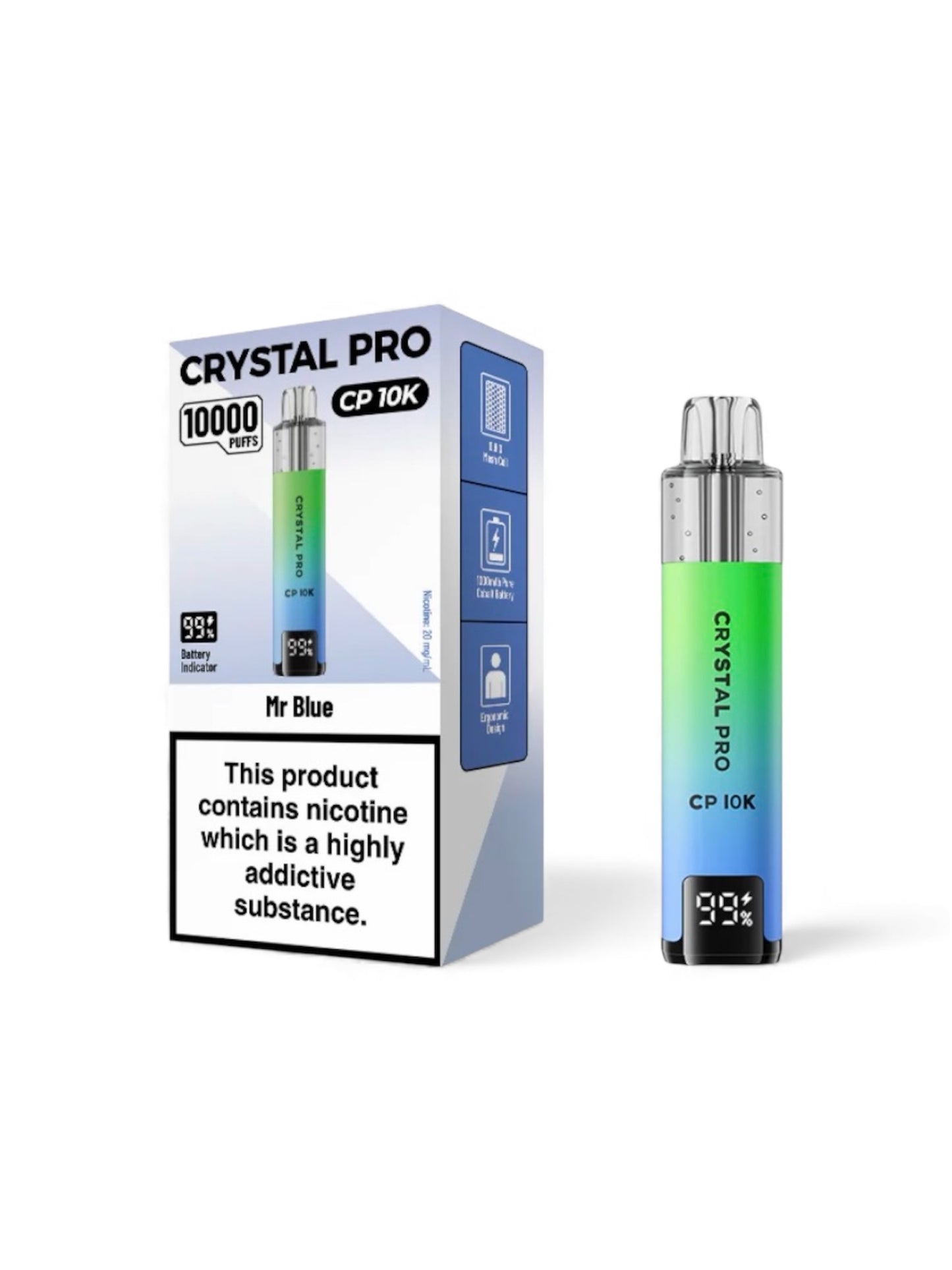 Crystal Pro CP 10K Prefilled Pod Kit