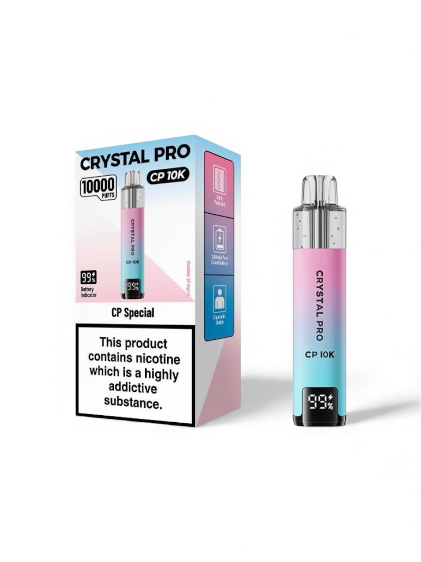 Crystal Pro CP 10K Prefilled Pod Kit